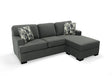 14697 Sofa Chaise w/ Storage - Stellar Smoke