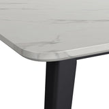 Marlene Standard Height Dining Set in Black-Table and Four Chairs