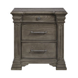 Kings Court 3-Drawer Nightstand (Sliding Top)