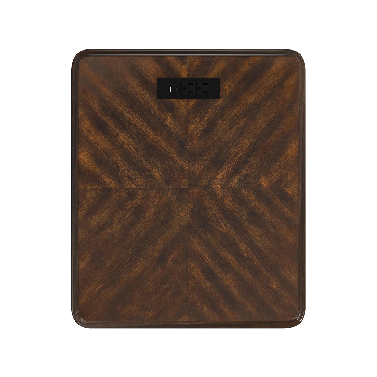 Phillipe 2-Drawer Cabinet with USB in Cherry
