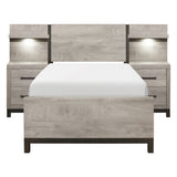 Zephyr-5pc Set Twin Wall Bed (TB+2NS+2NS-P) image