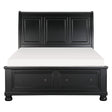Laurelin-(3)Queen Sleigh Platform Bed with Footboard Storage image