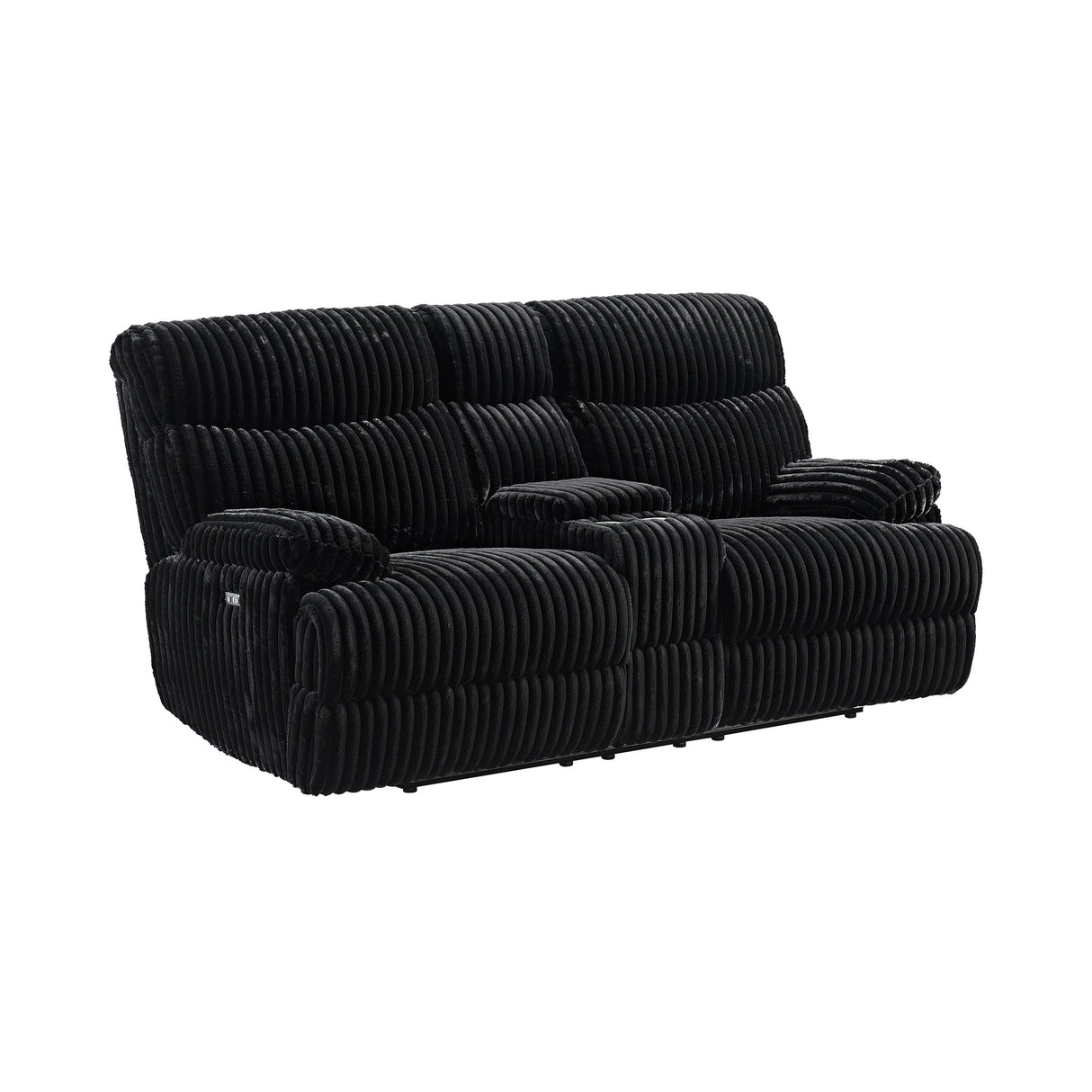 Admiral Living Room Set in Masis Black