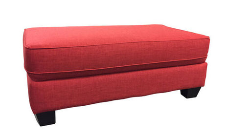 18443 Rect. Cocktail Ottoman - Brinkley Tobacco