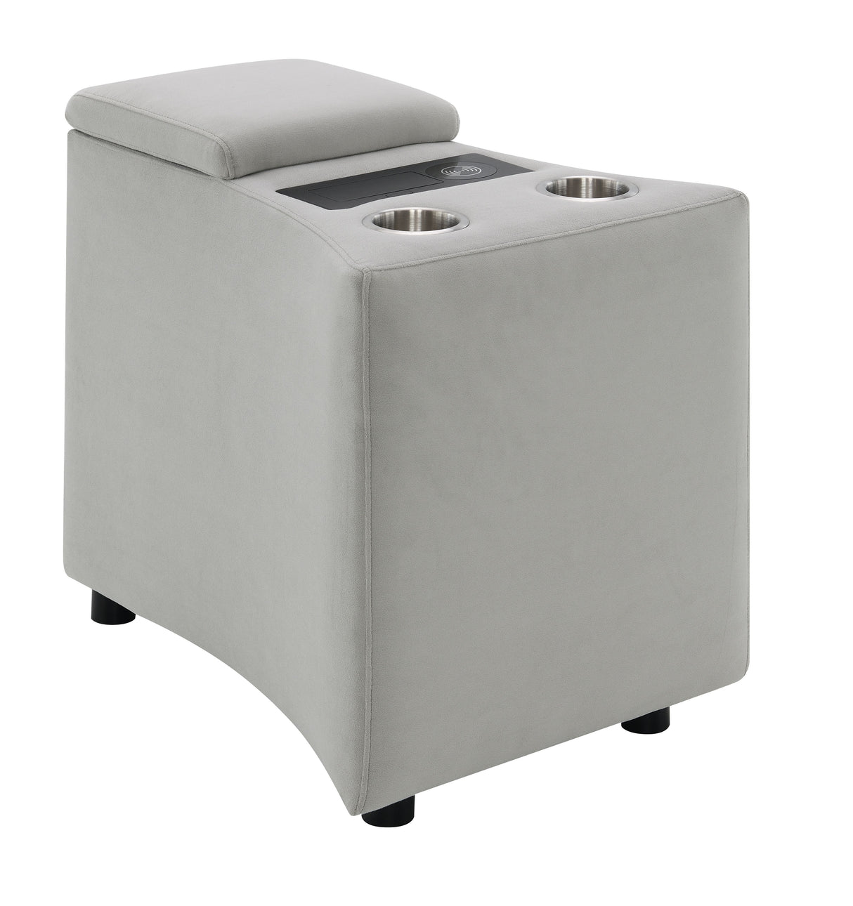Console w/USB Port , Cup Holder & Wireless Charge