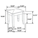 Felicity Makeup Vanity Stool