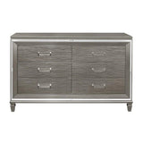 Tamsin Dresser in Silver Grey Metallic 1616-5