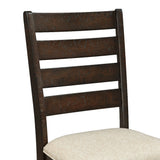 Jax 6PC Dining Set (72"" Table + 4 Chairs + Bench) in Cherry