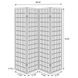 Roberto Four-Panel Room Divider