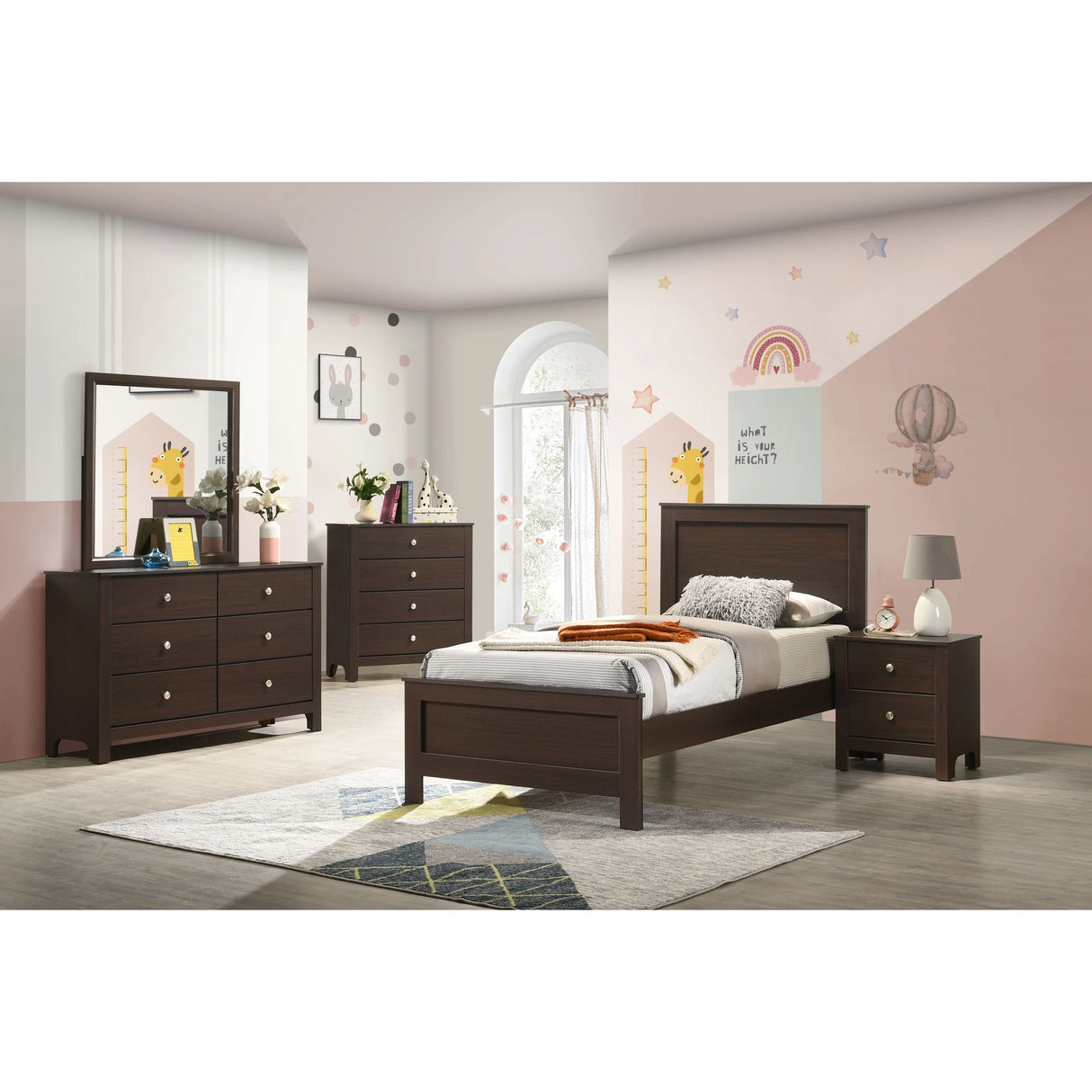 Sami Youth Dresser and Mirror Set