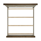 Farmington Bedroom Set in Medium Brown and Washed Stone