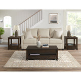 Wagner Occasional Table Set in Cherry-Rectangular Lift-Top Coffee Table