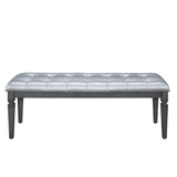Allura Bed Bench in Gray 1916GY-FBH