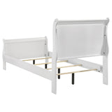 Louis Philippe Sleigh Panel Bed