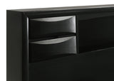 Briana Bookcase Platform Storage Bed