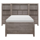 Woodrow-4pc Set Twin Wall Bed with Toy Boxes (TB+2PNS+TFT) image