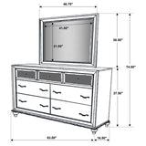 Barzini Dresser with Mirror