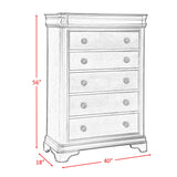 Cameron Cherry Sleigh Bedroom Set