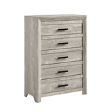 Ellen Panel Bedroom Set in White