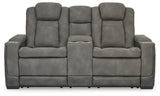 Next-Gen DuraPella Power Reclining Loveseat with Console