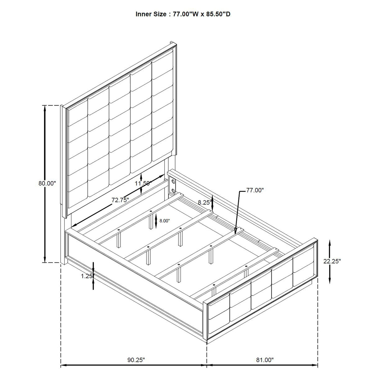 Durango Panel Bed