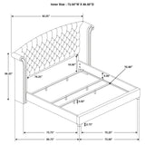 Melody Wingback Bed