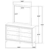 Welsley Dresser with Mirror