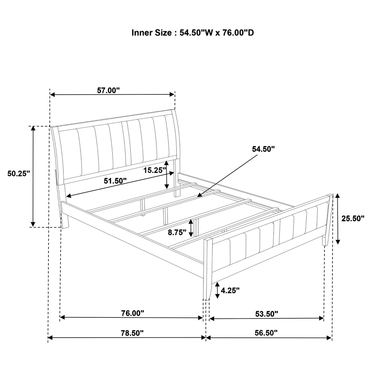 Wilkes Panel Bed