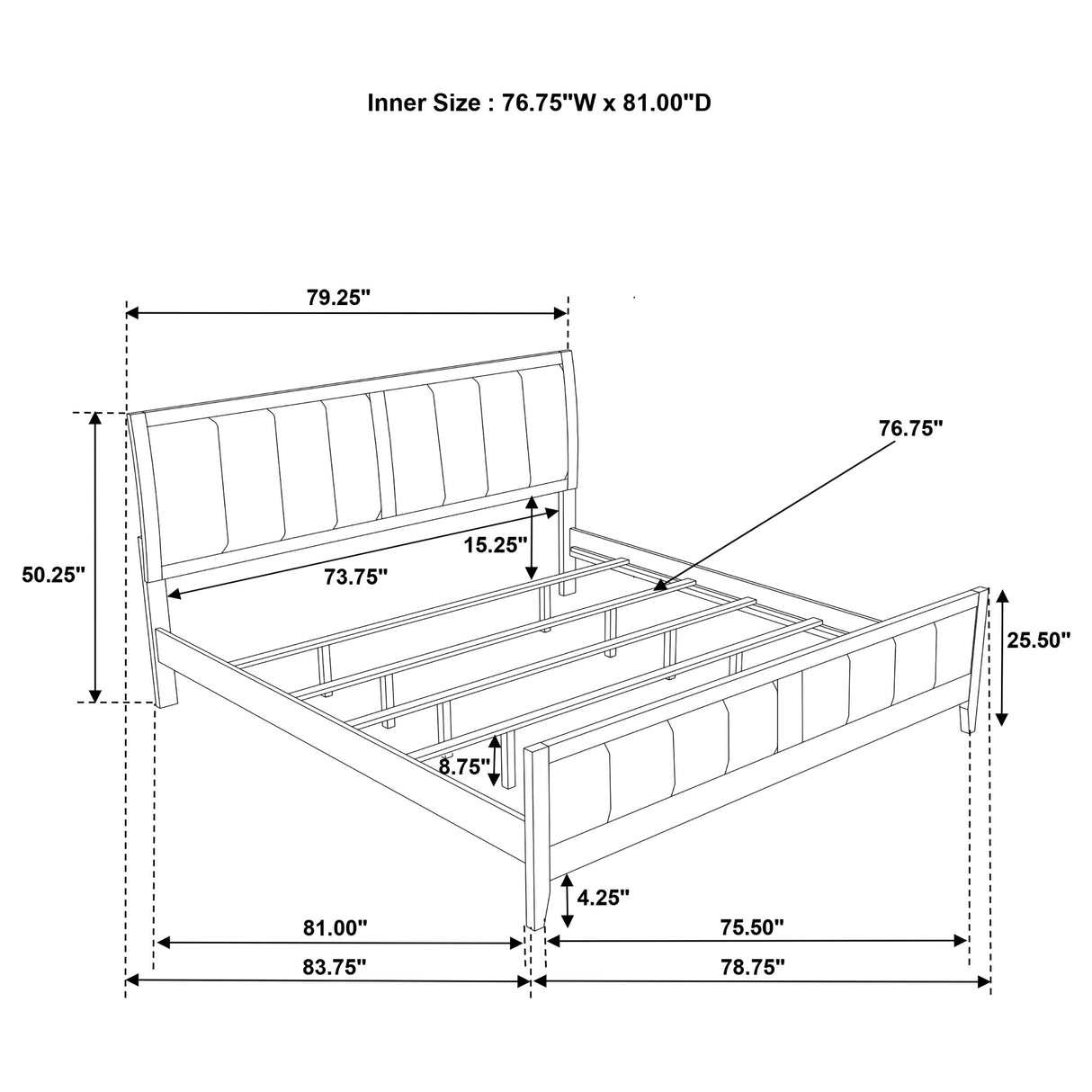 Wilkes Panel Bed