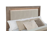 Kenora Panel Platform Storage Bed with LED Lighting
