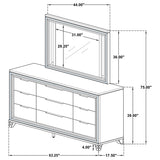 Marmore Dresser with Mirror