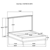 Kailani Wingback Platform Bed