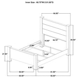 Oakglen Panel Bed