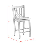 Max Pub 5PC Dining Set-Table and Four Chairs