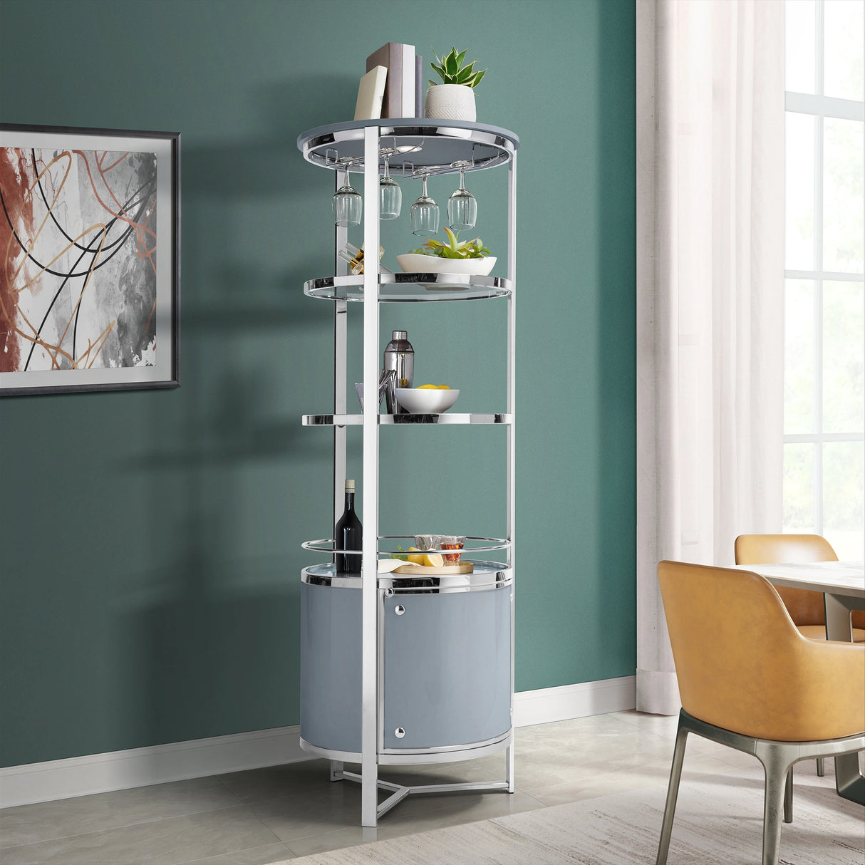 Lalia Wine Rack with LED
