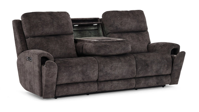 89450B Pwr HR/Lumbar Sofa w/Drop Down Table