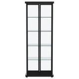 Aero Curio Cabinet with LED Lighting
