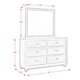 Harlington 6-Drawer Dresser w/ Mirror Set