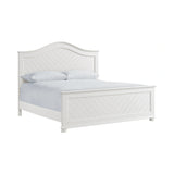 Kona Panel Bed in White