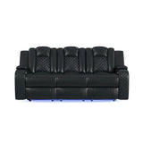 Carlo Power Motion Sofa with Power Headrest, Dropdown Table, Power Strip, LED and Reading Light