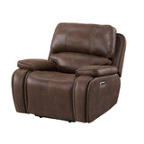 Atlantis Living Room Set in Heritage Brown