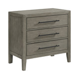 Versailles Contemporary 3-Drawer Nightstand