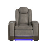 Lantana Power Motion Recliner with Power Headrest, Led, Wireless Charger and Cup Holder