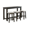 Stone Occasional Bar Table Single Pack (Table + Three Stools)