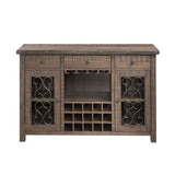 Server w/Cup Holder & Wine Rack