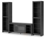 Cayberry Entertainment Center with Electric Fireplace