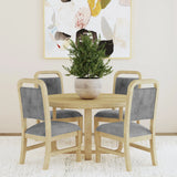 Ridgemont Standard Height Dining Set in Natural-Table and Four Chairs