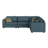 Options One RHF Chair in Palmer Plus Teal with 1 Pillow 20"ÔøΩ