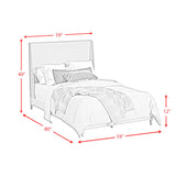 Westland UPH Bed with Grey Fabric