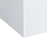 Irvine Mini Dressing Table with Stool, LED and USB in Glossy White